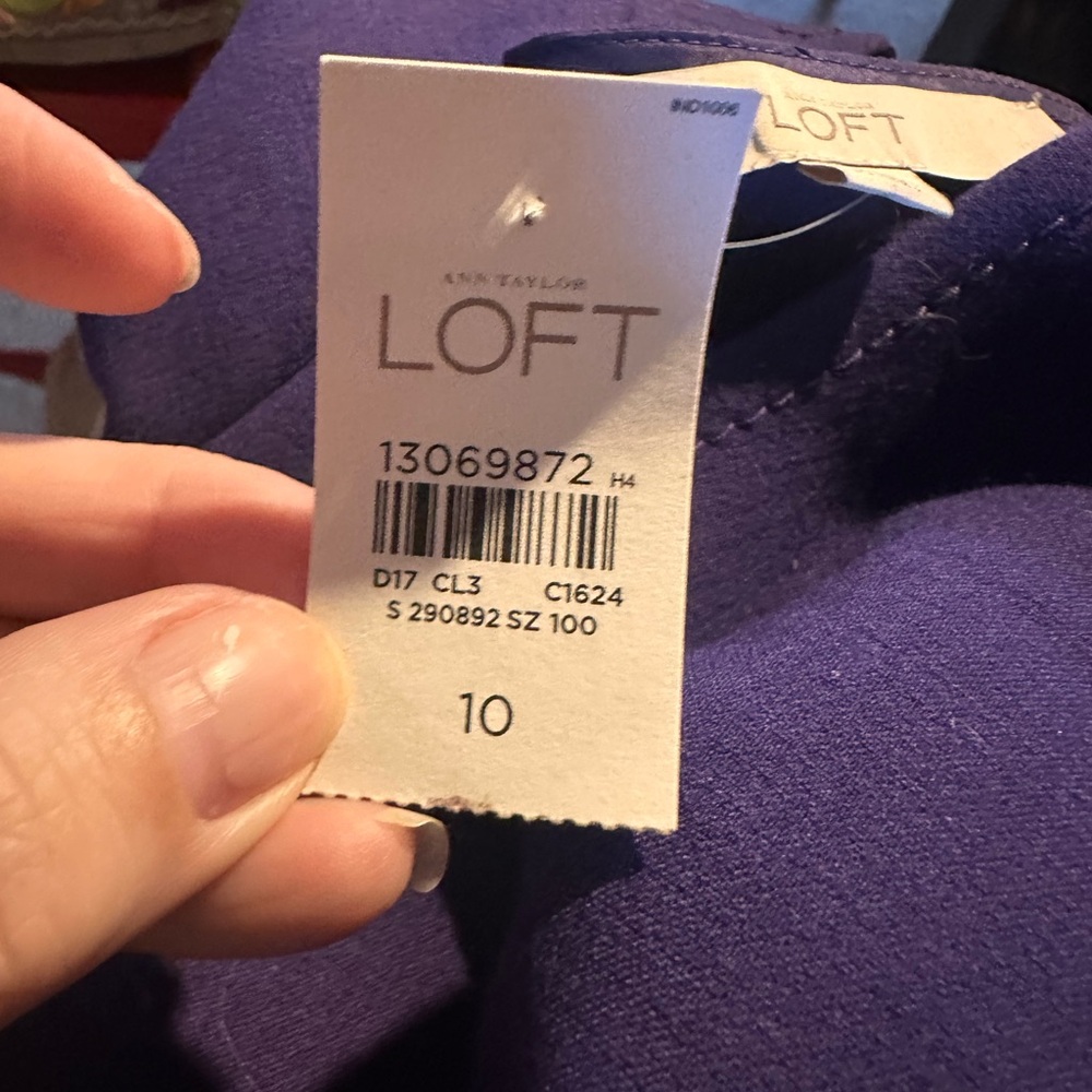 Loft Color Block 3/4 Sleeve Shift Dress - Picture 3 of 3